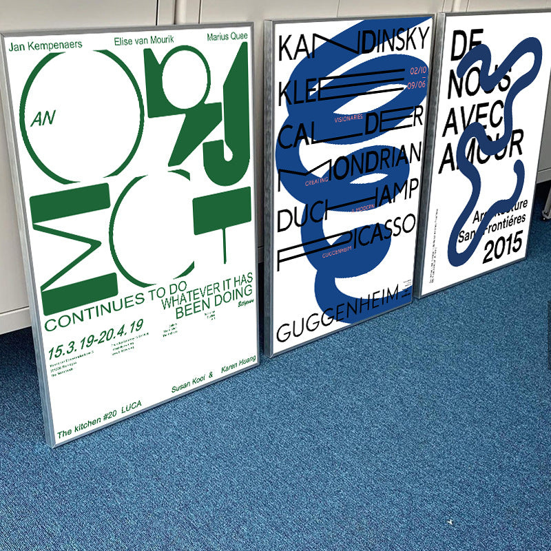 Poster arte astratta minimalista
