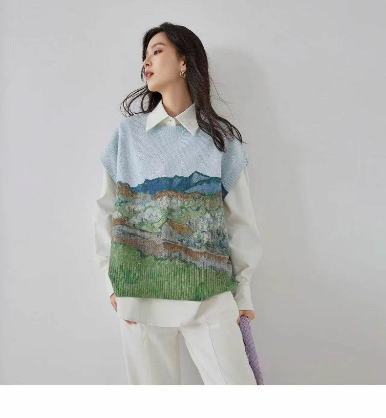 Maglione dipinto