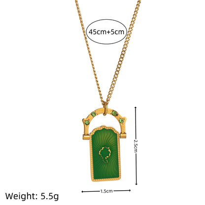 Collana tarocco titanio d'epoca