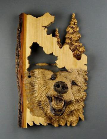 Quadro legno animale
