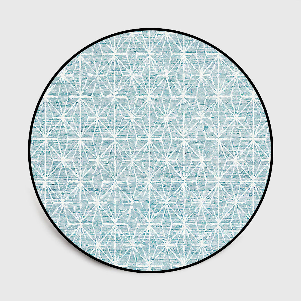Tappeto geometrico rotondo