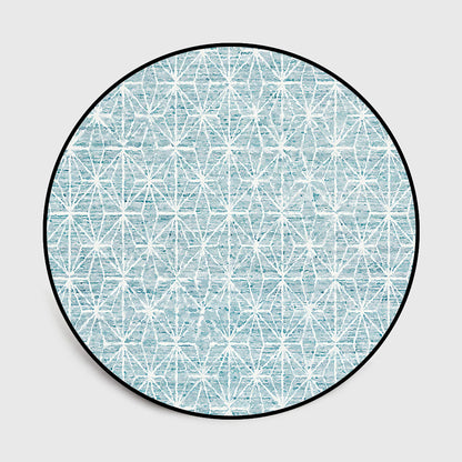 Tappeto geometrico rotondo