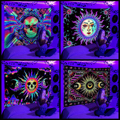 Tappezzeria Scheletro Fluorescente
