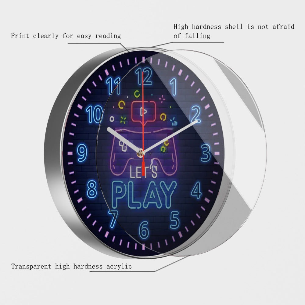 Orologio da parete Casette colorate