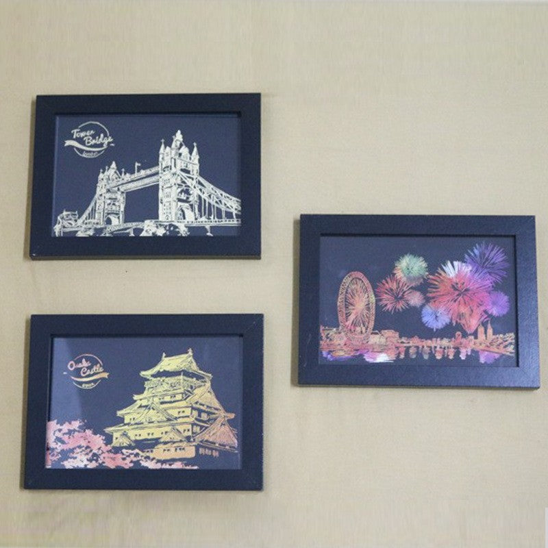 Quadro città notturna