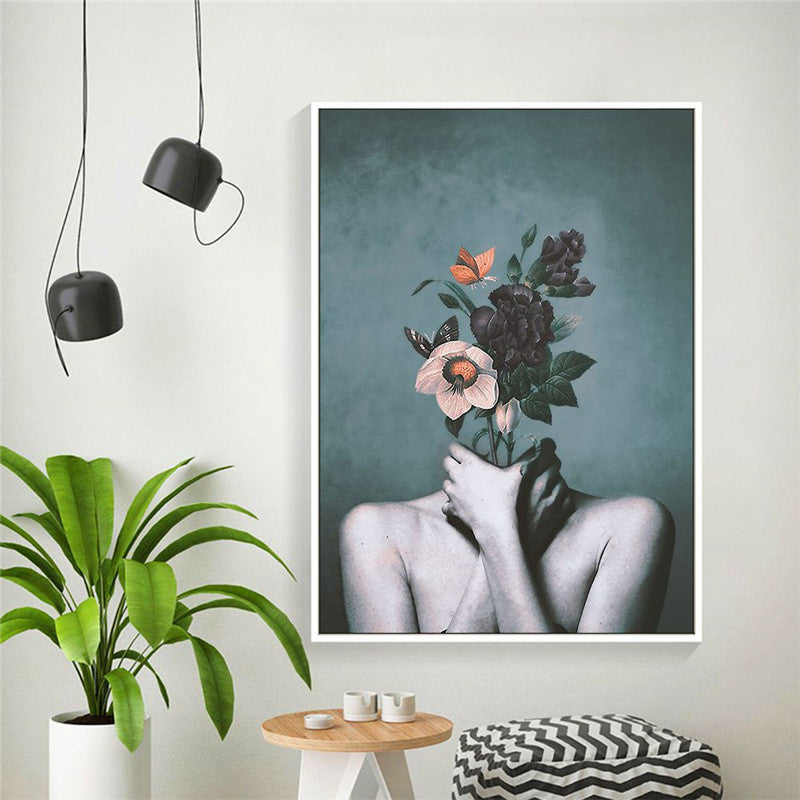 Quadro Floreale Astratto