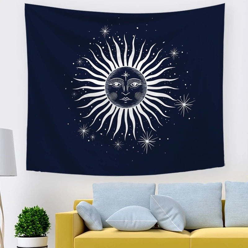 Tappeto Sole Luna Stelle