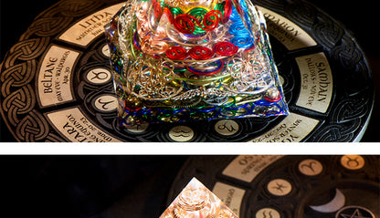 Piramide Cristallo Mandala