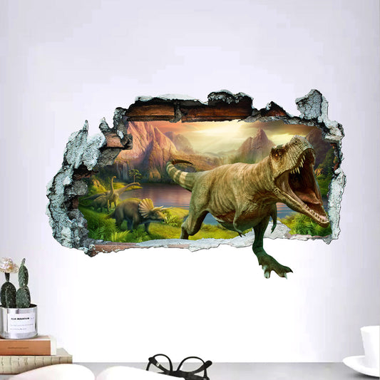 Adesivo murale Dinosauro preistorico 3D