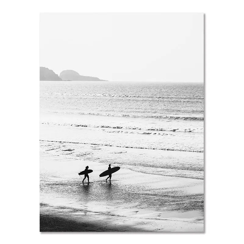 Quadro spiaggia nordico