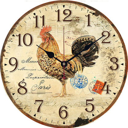Orologio da parete Gallo fattoria vintage