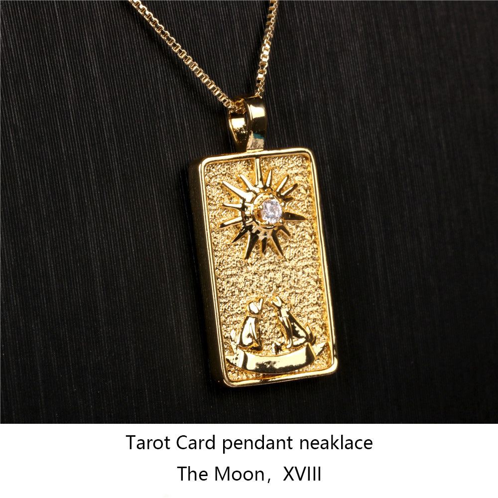 Collana tarocchi ventidue arcani mini oro
