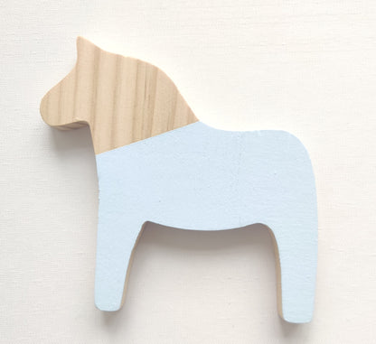 Ornamento cavallo legno