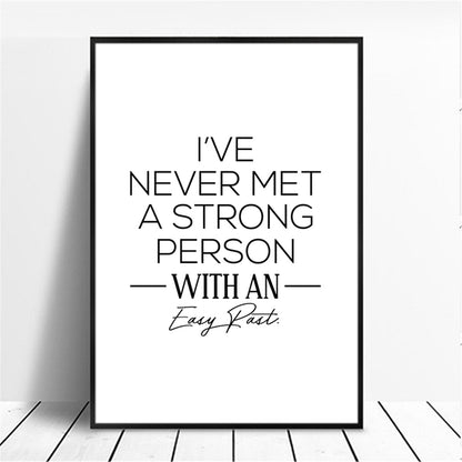 Quadro Frase Minimalista