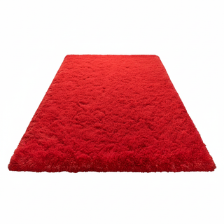 Tappeto Morbido Rosso in Poliestere - 160x250 cm - 150x200 cm