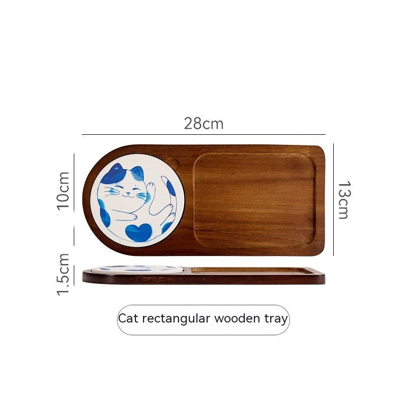 Vassoio colazione legno