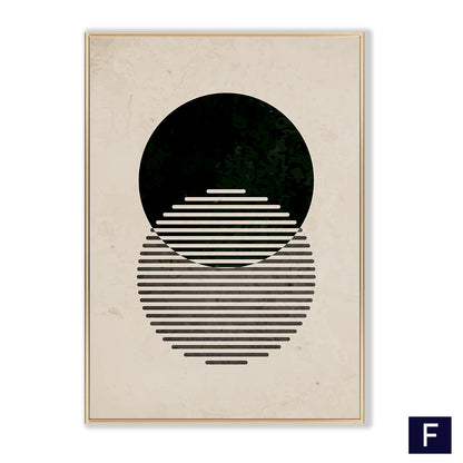 Quadro nero astratto