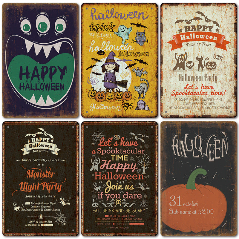 Quadro Halloween ferro