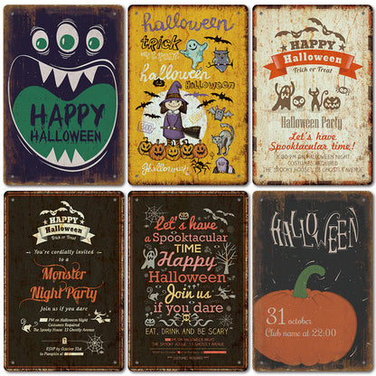 Quadro Halloween ferro