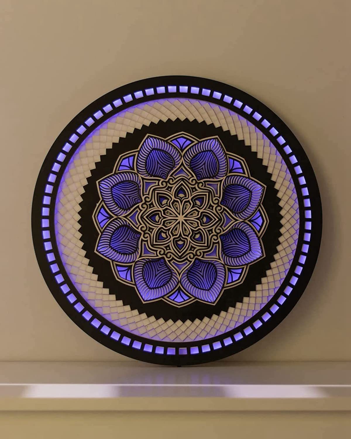 Pendente rotondo bohemien