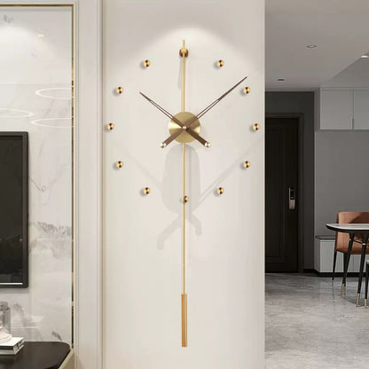 Orologio da parete Sfere ottone