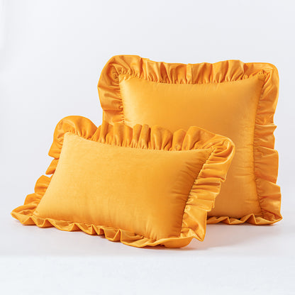 Cuscini velluto pizzo