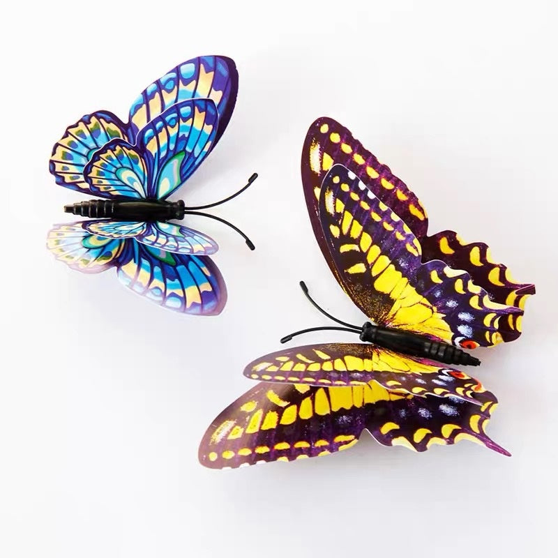 Adesivi farfalle luminose
