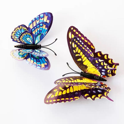 Adesivi farfalle luminose