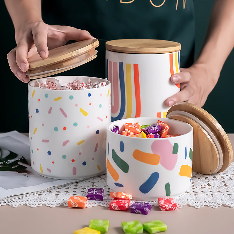 Barattolo in ceramica nordico