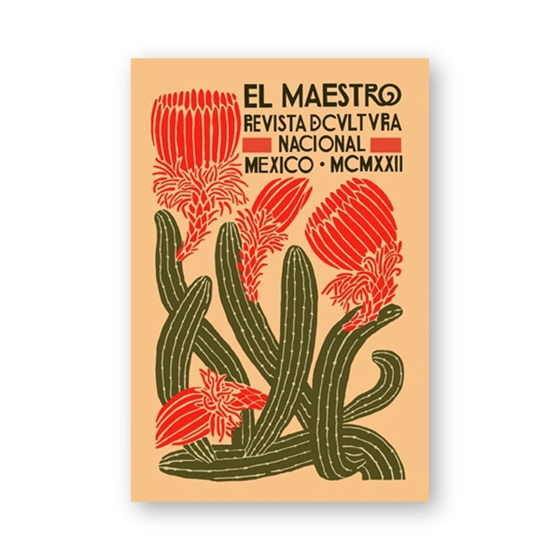Poster fiori messicani