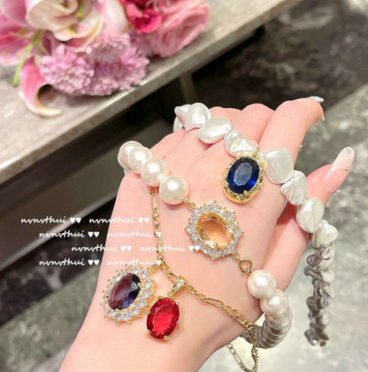 Collana Melograno rosso