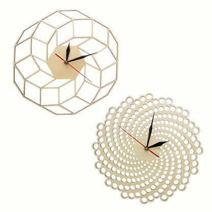Orologio da parete Doppio geometrico