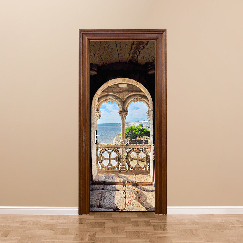Adesivo porta vintage