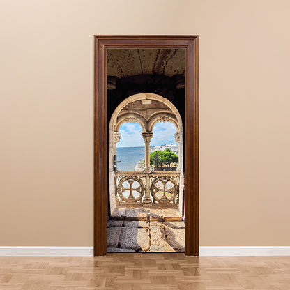 Adesivo porta vintage