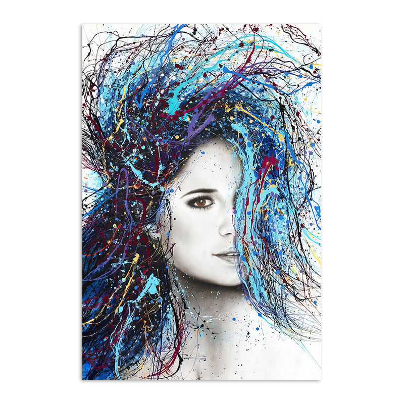 Quadro donna colorata