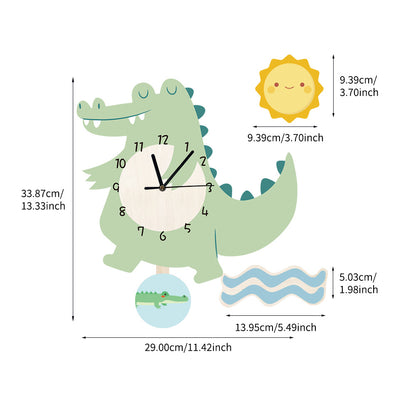 Orologio da parete Dinosauro bimbi