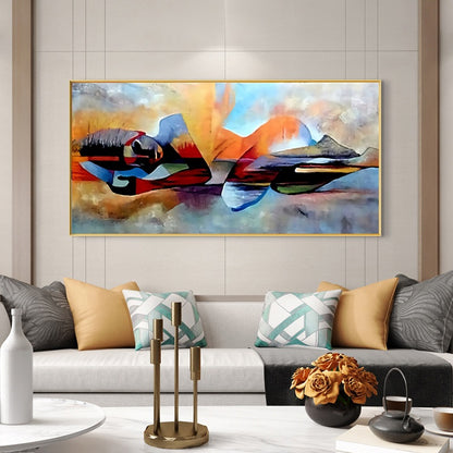 Quadro astratto geometrico