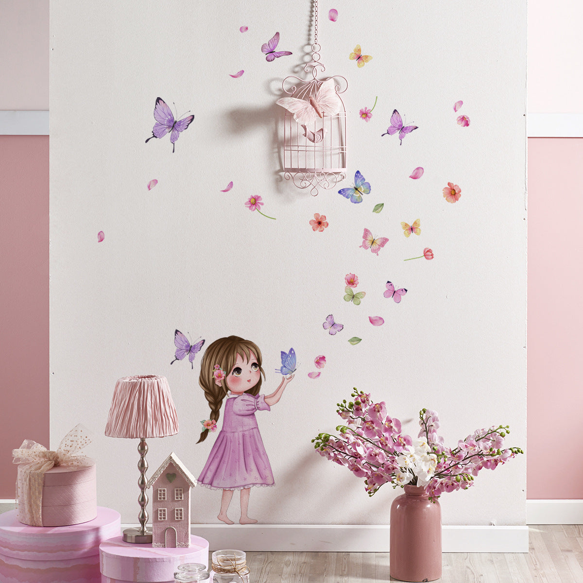 Sticker farfalle colorate