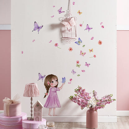 Sticker farfalle colorate