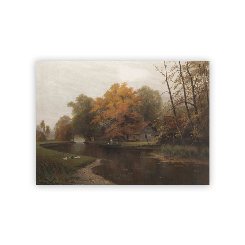 Tela paesaggio autunnale
