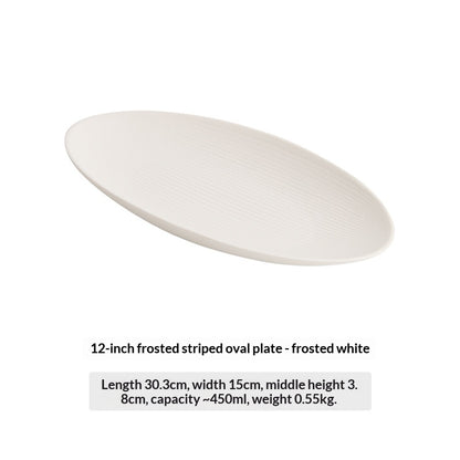 Piatto ovale ceramica