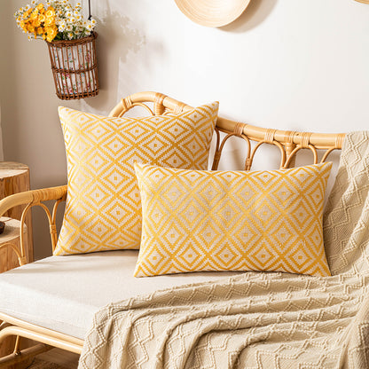 Federa cuscino jacquard doppia