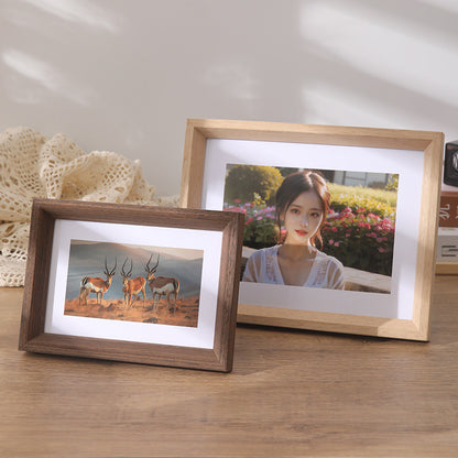 Cornice foto legno
