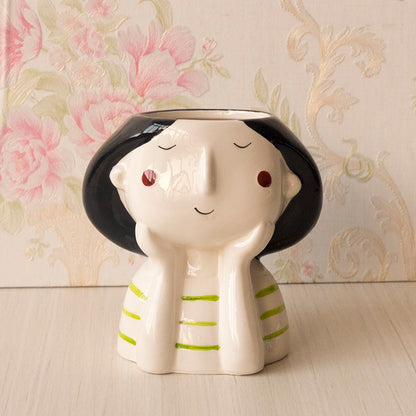 Vaso ceramica arte minimalista
