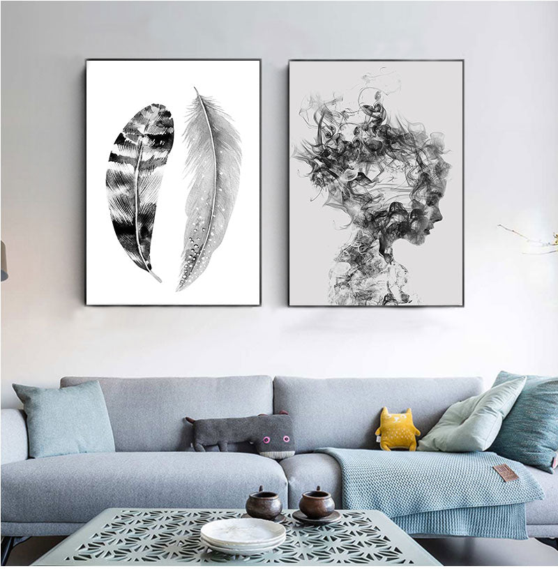 Quadro nordico senza cornice
