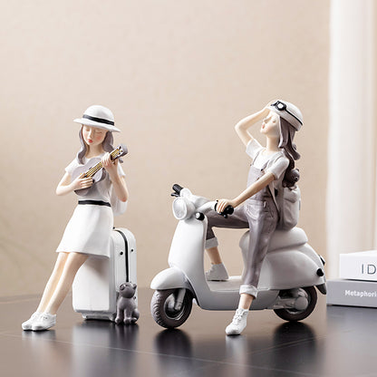 Ornamento Ragazza astratta