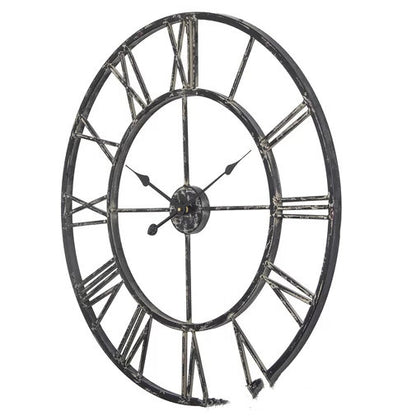 Orologio da parete Elementi trapezoidali legno