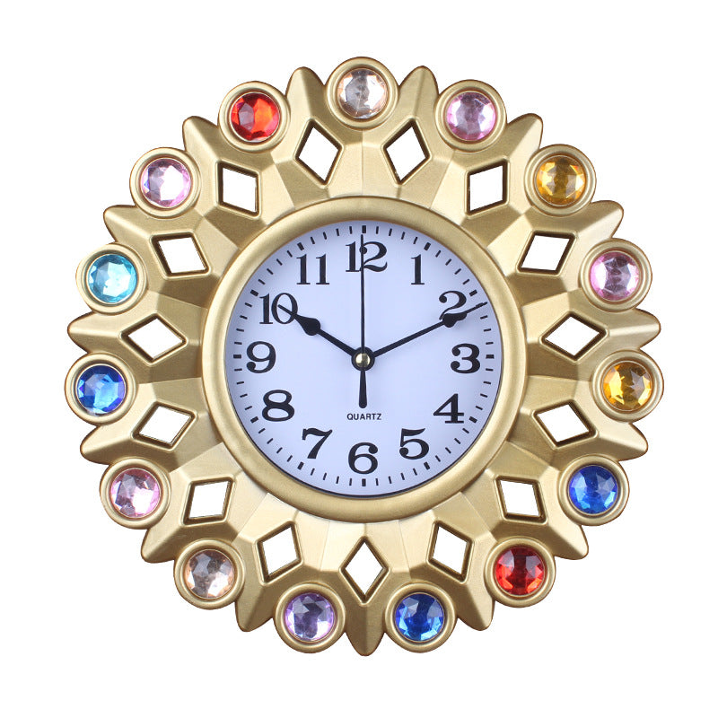 Orologio da parete Cristalli ornamentali