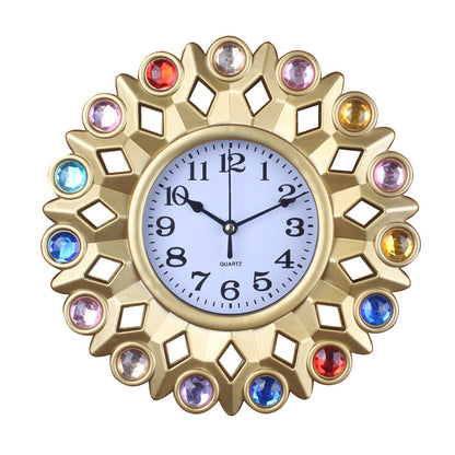 Orologio da parete Cristalli ornamentali