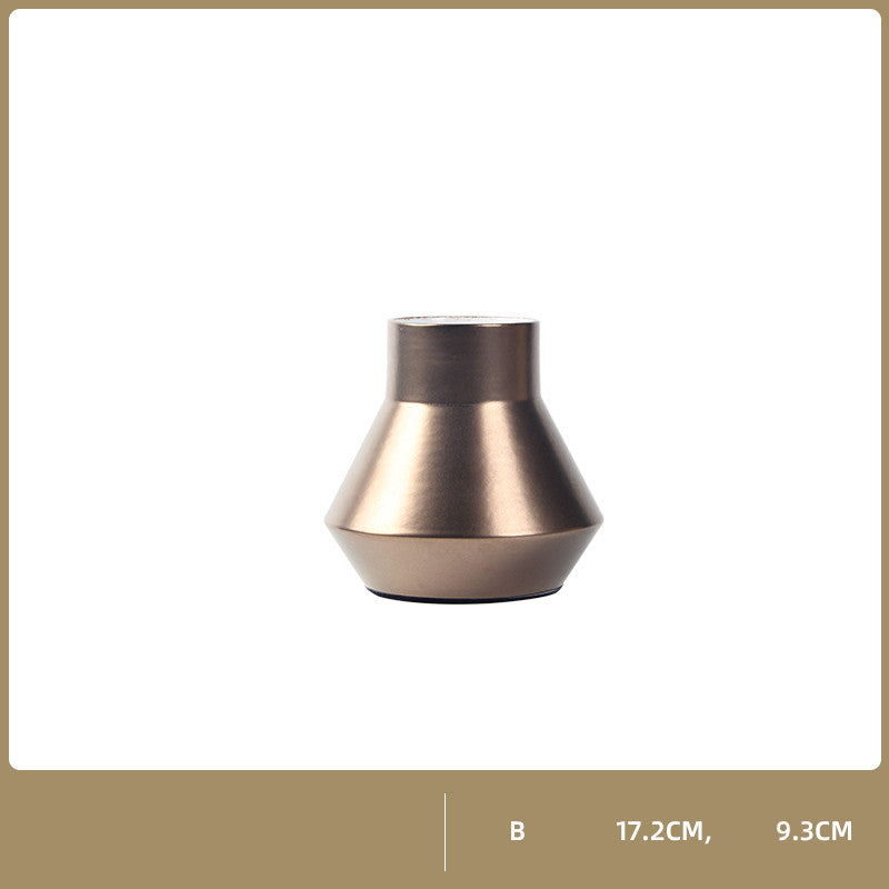 Vaso dorato ceramica
